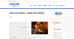 Desktop Screenshot of consultingwomen.com