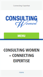 Mobile Screenshot of consultingwomen.com